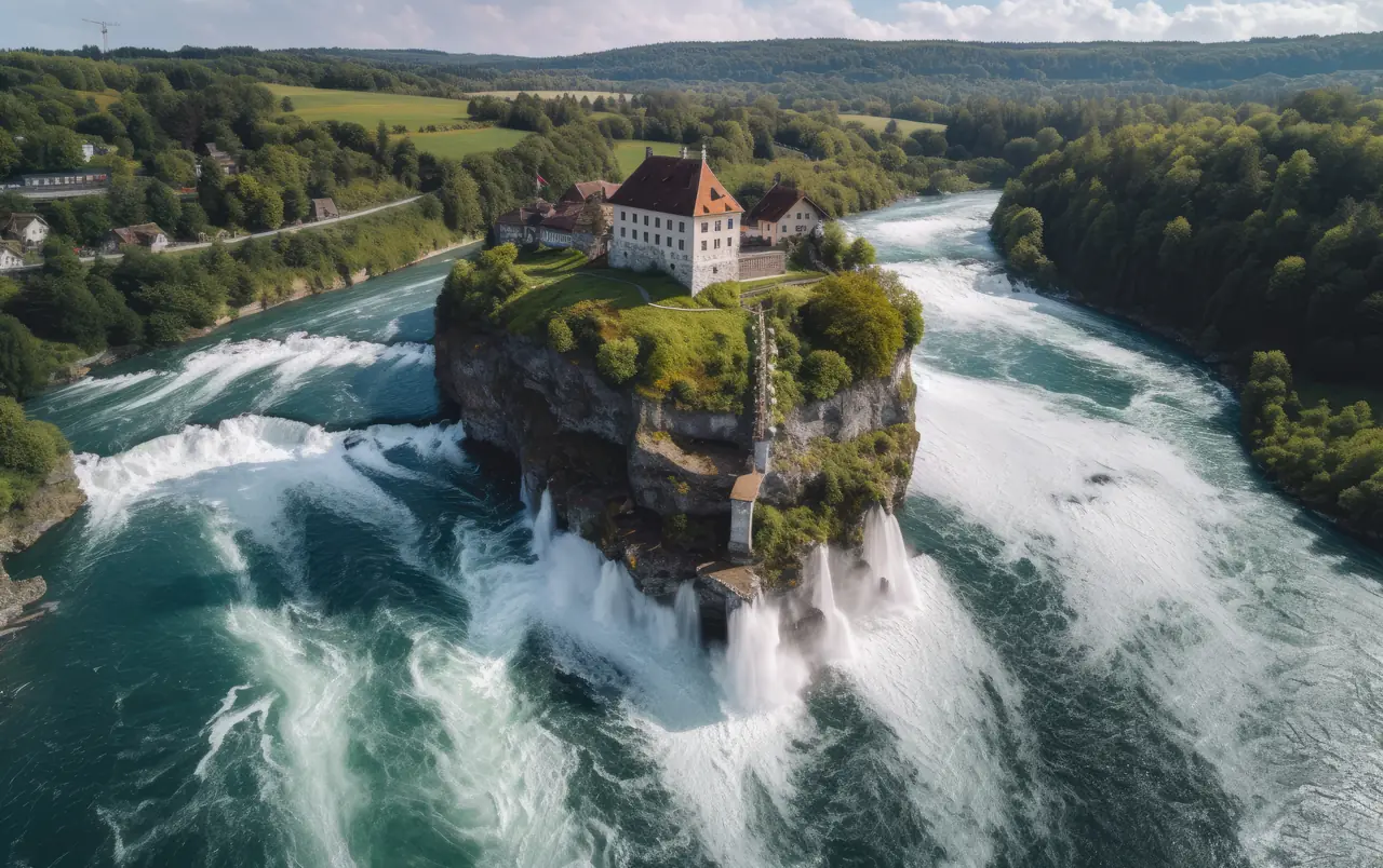 Von Zürich zu Europas größten Wasserfällen